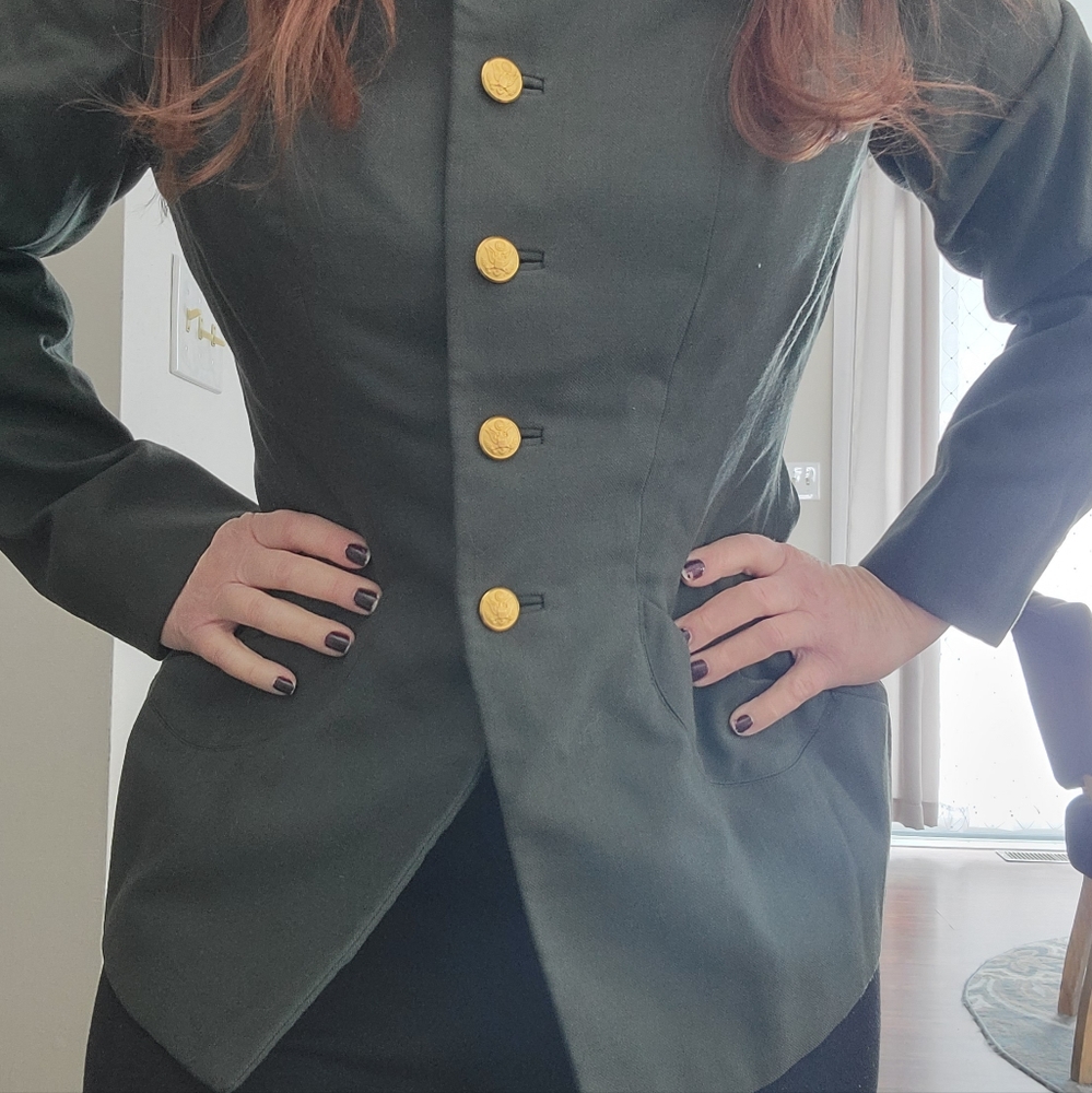 Vintage women's army jacket